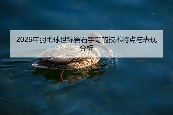2026年羽毛球世锦赛石宇奇的技术特点与表现分析